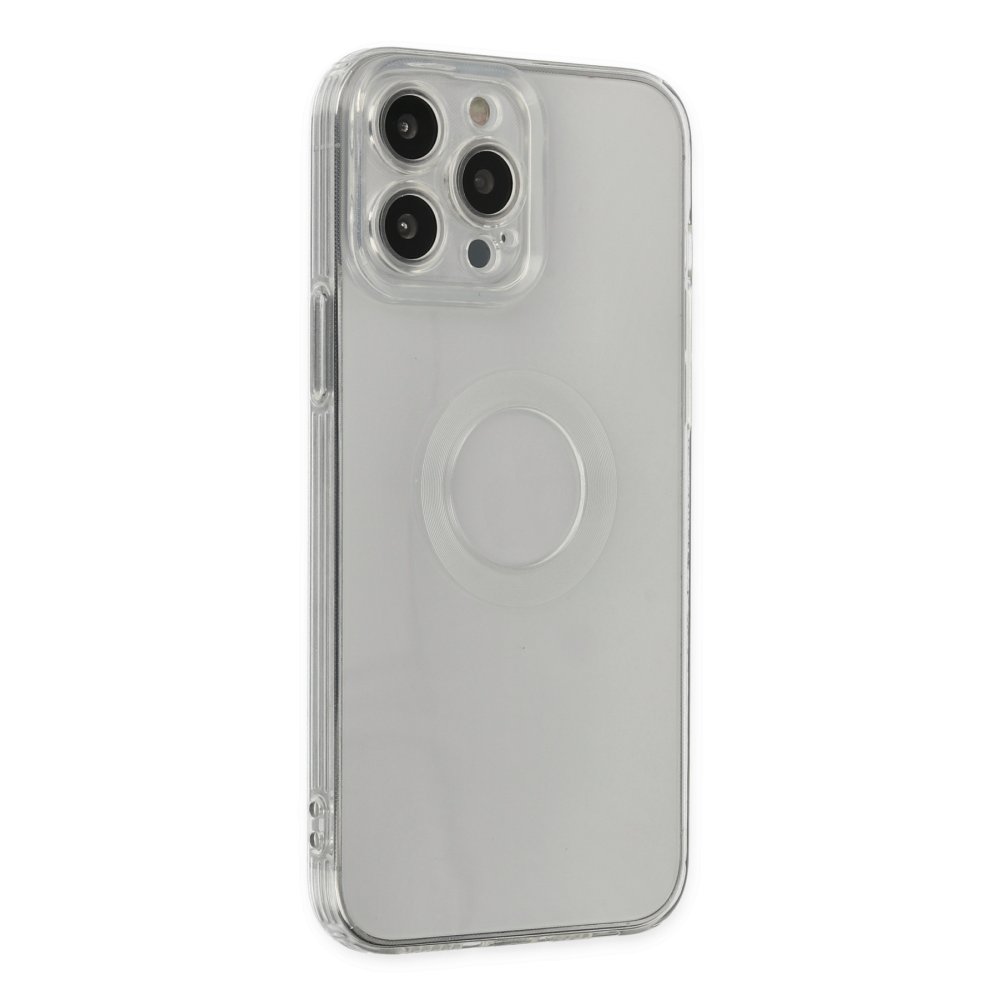  iPhone 13 Pro Max Kılıf Santa Lens Silikon - Şeffaf