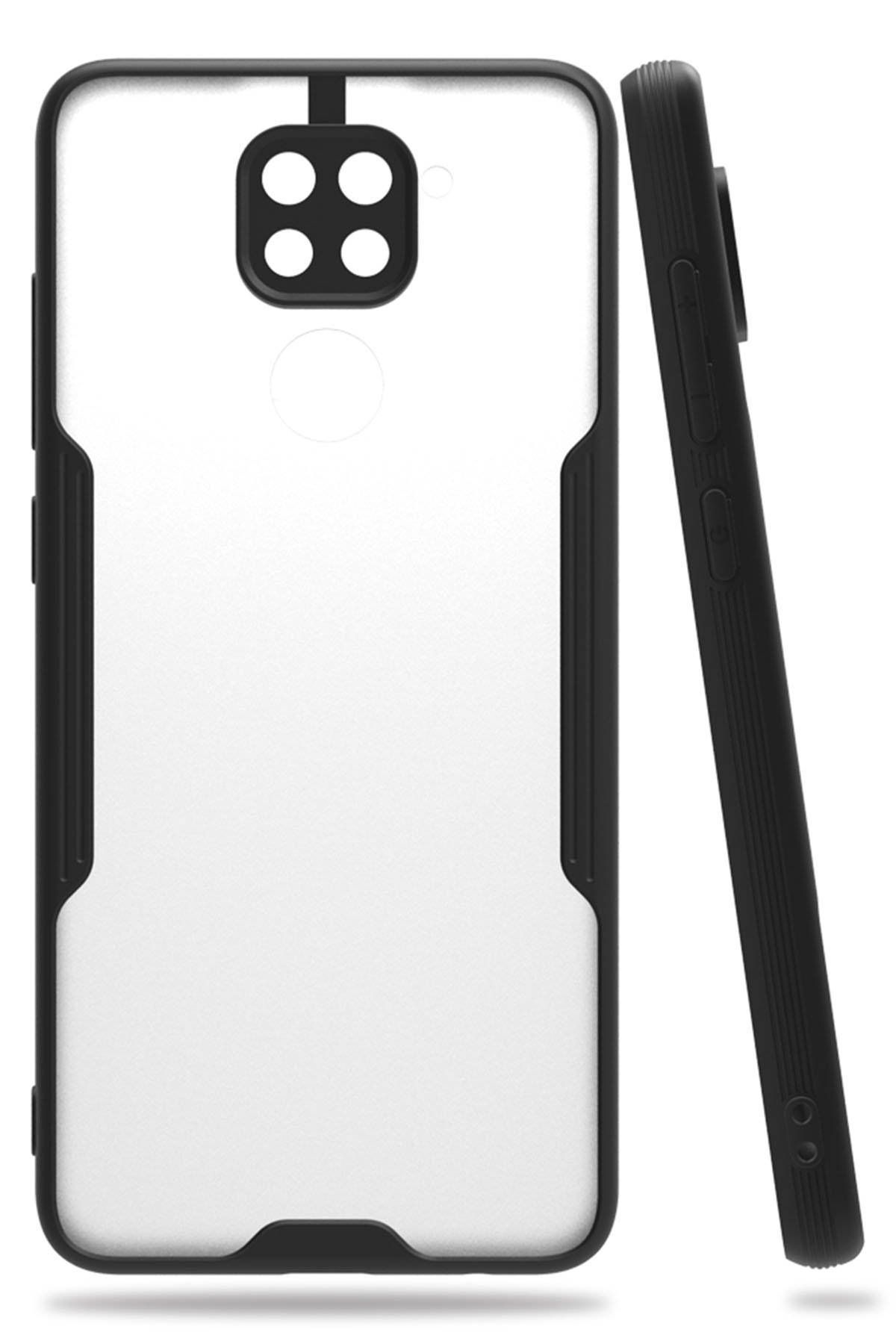 Redmi Note 9 Kılıf Platin Silikon - Siyah