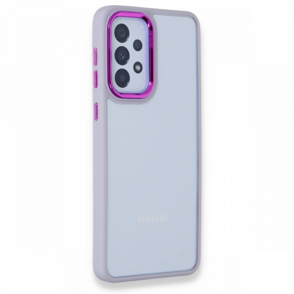  Samsung Galaxy A73 5G Kılıf Dora Kapak - Lila