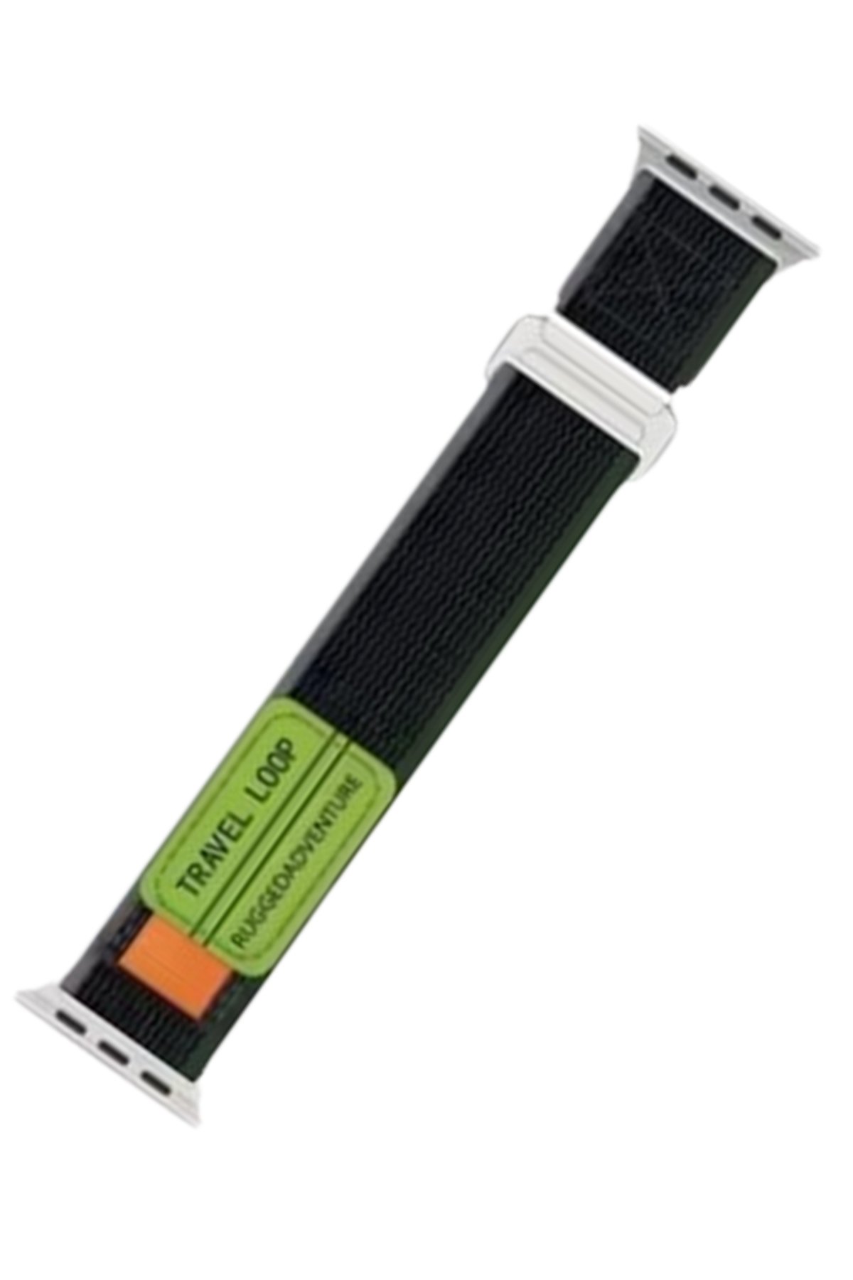  Apple Watch 38mm Alice Kumaş Kordon - Yeşil-Gri