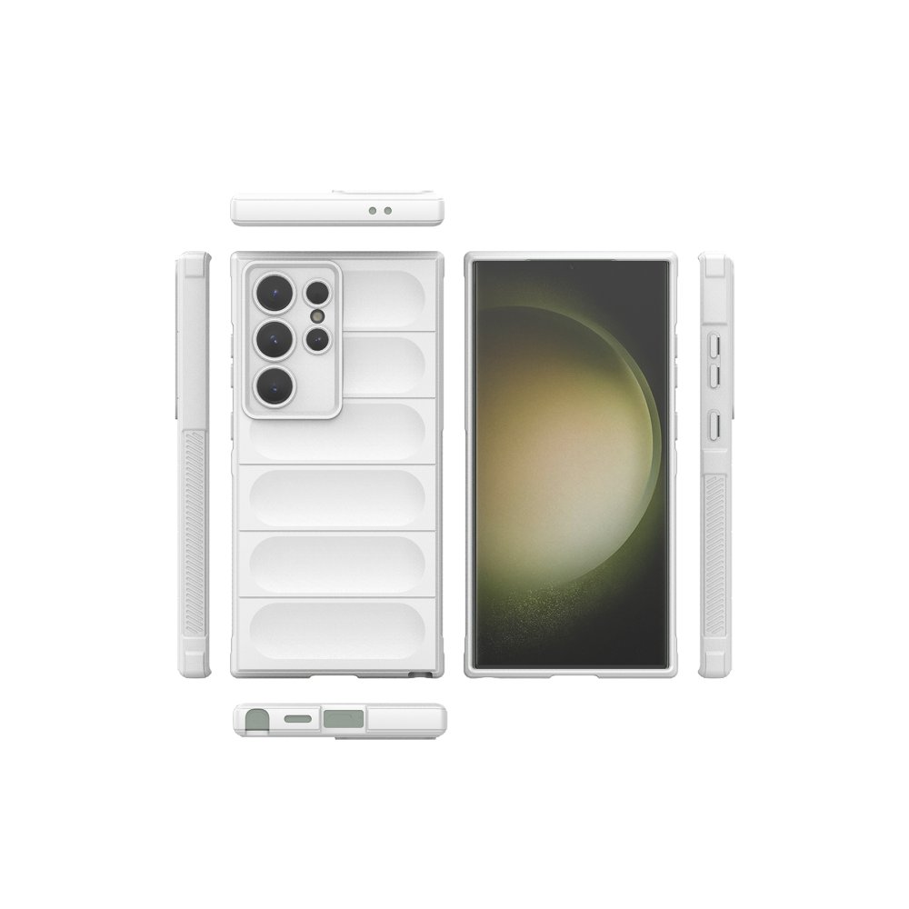  Samsung Galaxy S24 Ultra Kılıf Optimum Silikon - Krem