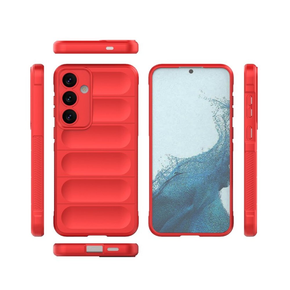  Samsung Galaxy S24 FE Kılıf Optimum Silikon - Kırmızı