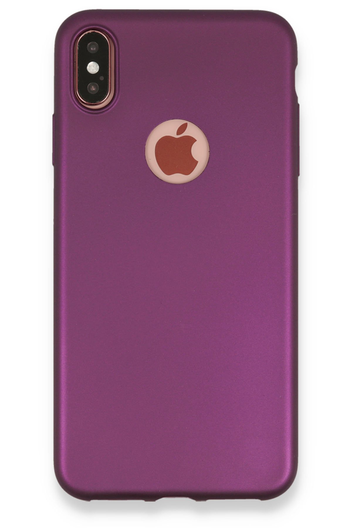 iPhone XS Max Kılıf First Silikon - Mürdüm iPhone XS Max Kılıf First Silikon - Mürdüm