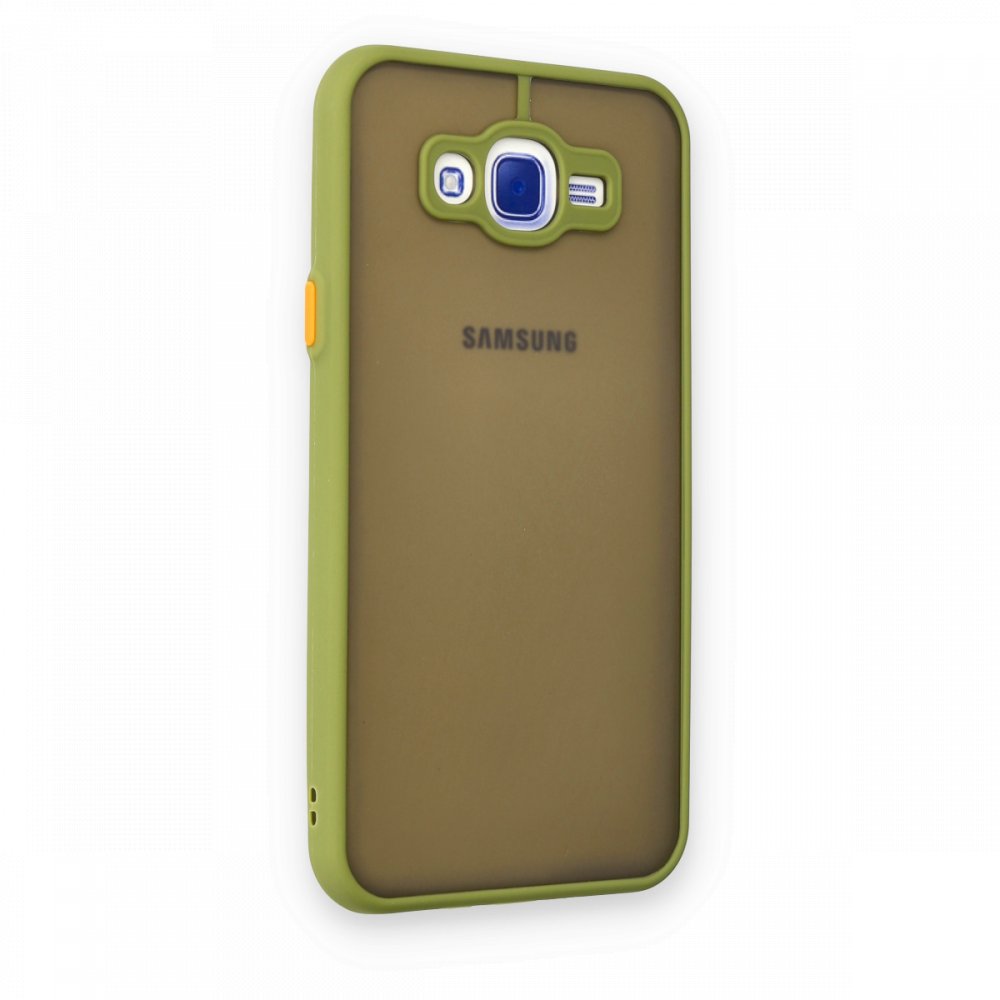  Samsung Galaxy J7 Kılıf Montreal Silikon Kapak - Açık Yeşil