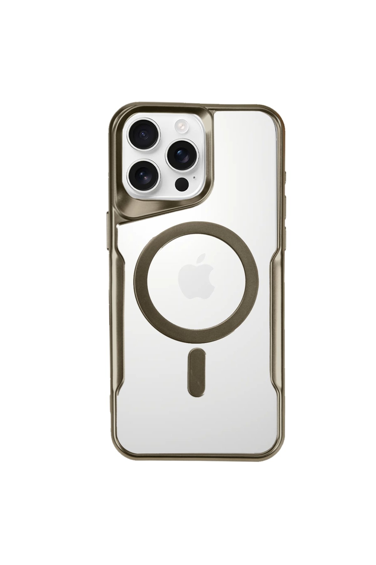  iPhone 16 Pro Kılıf Boyi Magsafe Silikon Kapak - Desert