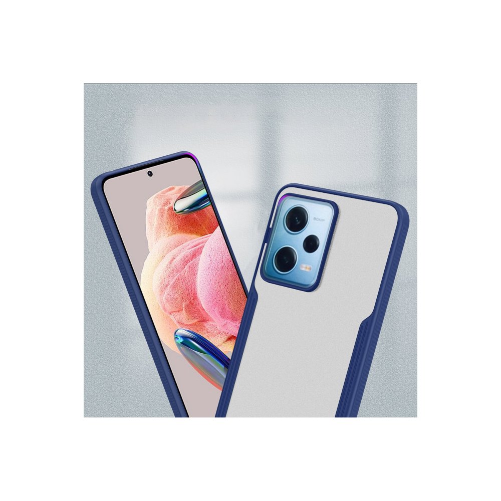 Redmi Note 12 5G Kılıf Platin Silikon - Mavi