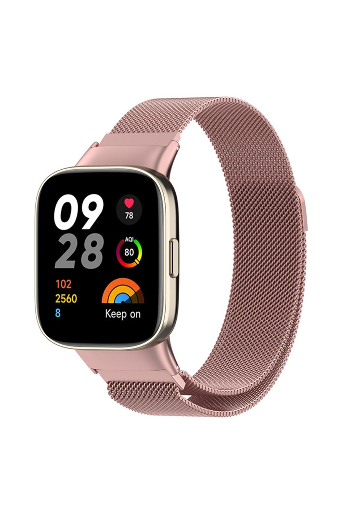 Redmi Watch 3 Metal Mıknatıslı Kordon - Rose