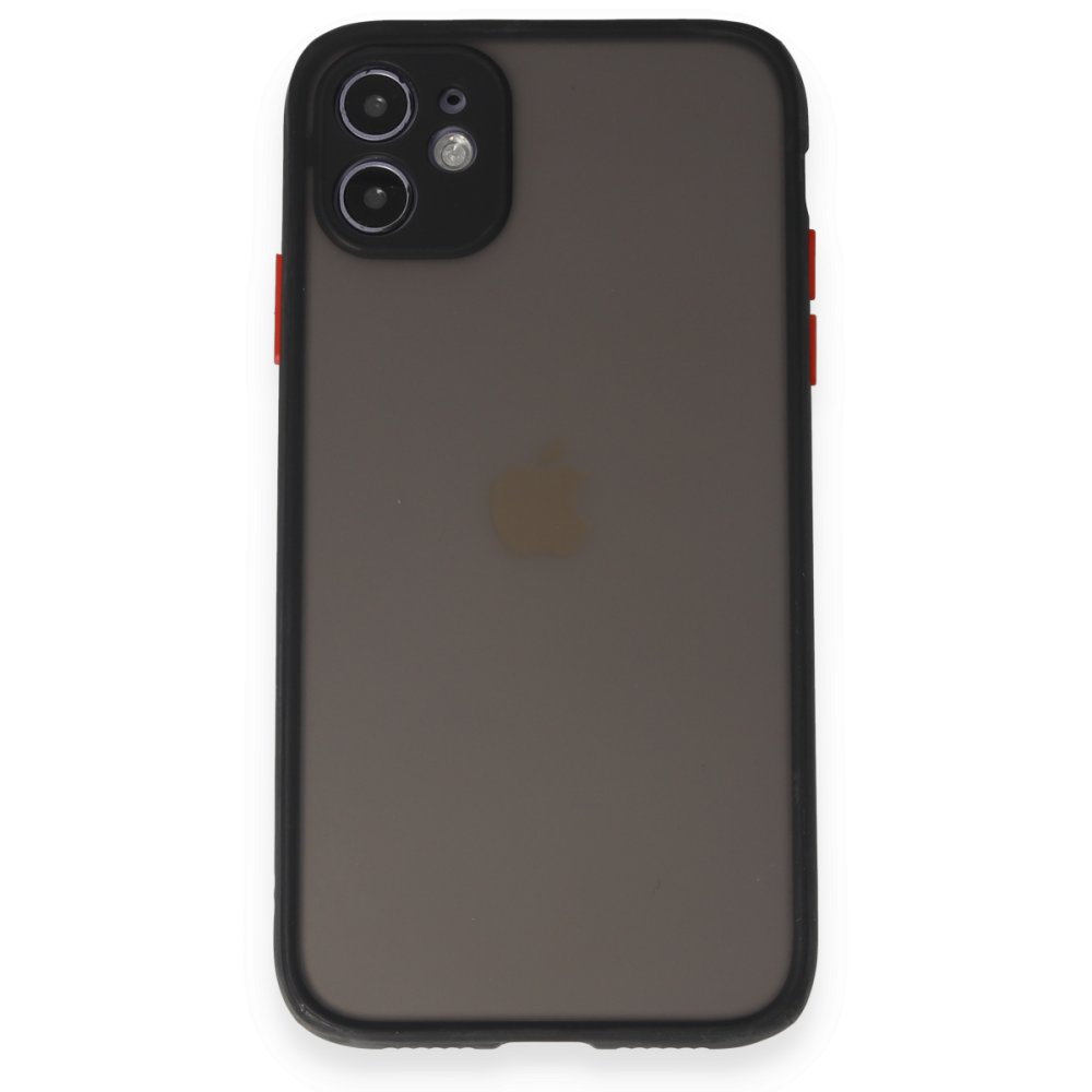 iPhone 11 Kılıf Montreal Silikon Kapak - Siyah iPhone 11 Kılıf Montreal Silikon Kapak - Siyah