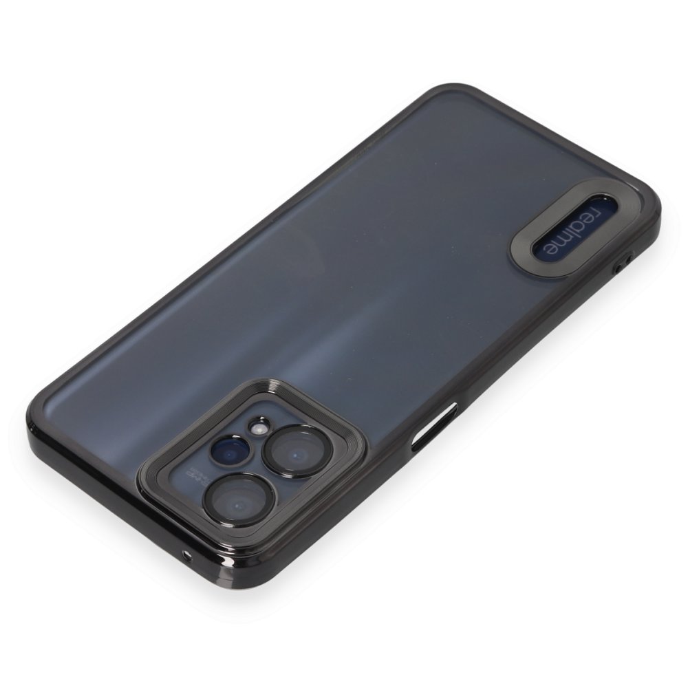 Realme 9 Pro 5G Kılıf Slot Silikon - Siyah  Realme 9 Pro 5G Kılıf Slot Silikon - Siyah