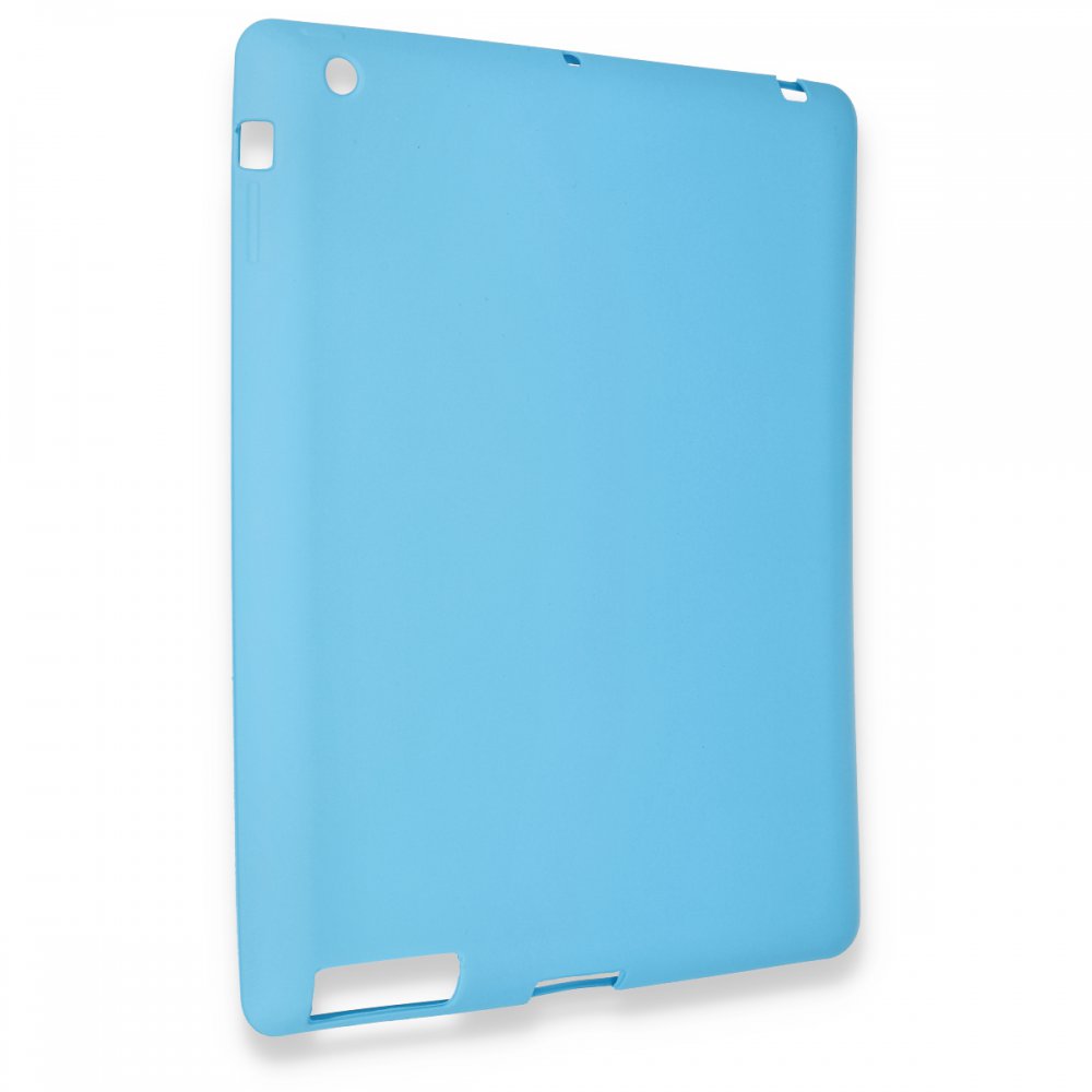  iPad 3 9.7 Kılıf Evo Tablet Silikon - Mavi