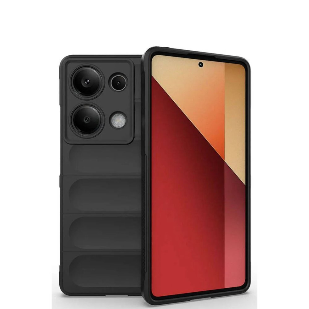 Redmi Note 13 Pro 4G Kılıf Optimum Silikon - Siyah