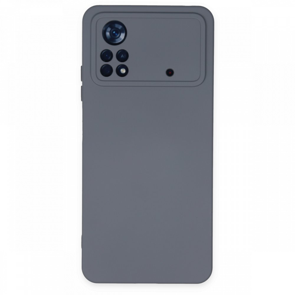  Xiaomi Poco X4 Pro 5G Kılıf Nano içi Kadife Silikon - Gri