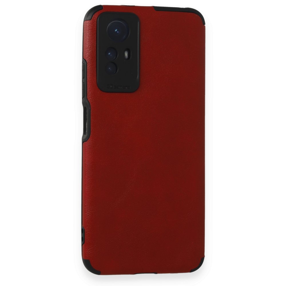 Redmi Note 12S Kılıf Loop Deri Silikon - Kırmızı Redmi Note 12S Kılıf Loop Deri Silikon - Kırmızı