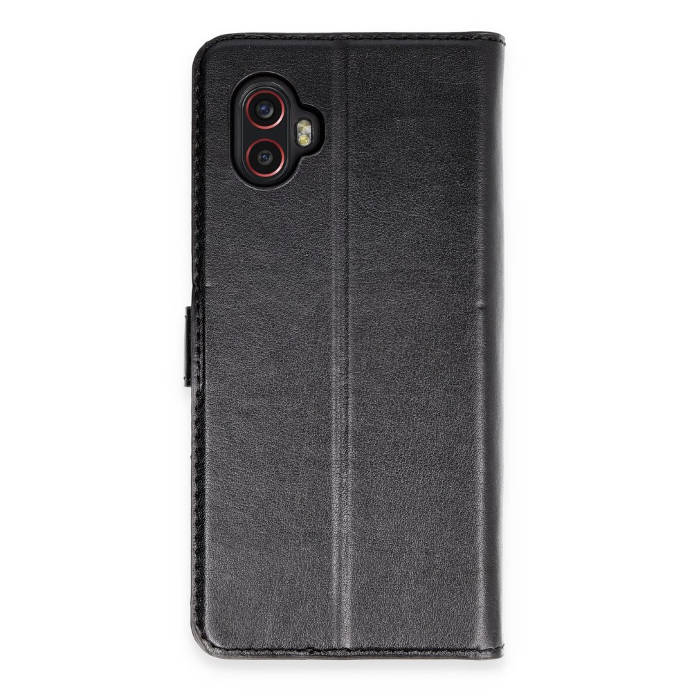  Samsung Galaxy XCover 6 Pro Kılıf Trend S Plus Kapaklı Kılıf - Siyah