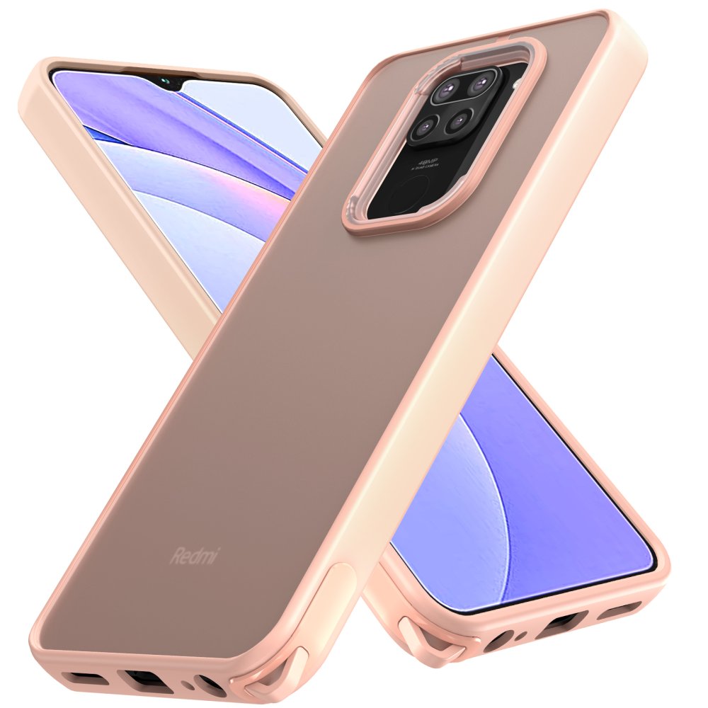 Redmi Note 9 Kılıf Elegant Kapak - Pudra Redmi Note 9 Kılıf Elegant Kapak - Pudra