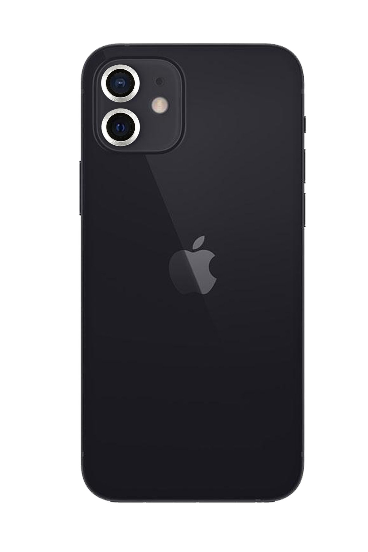  iPhone 12 Metal Kamera Lens - Gümüş