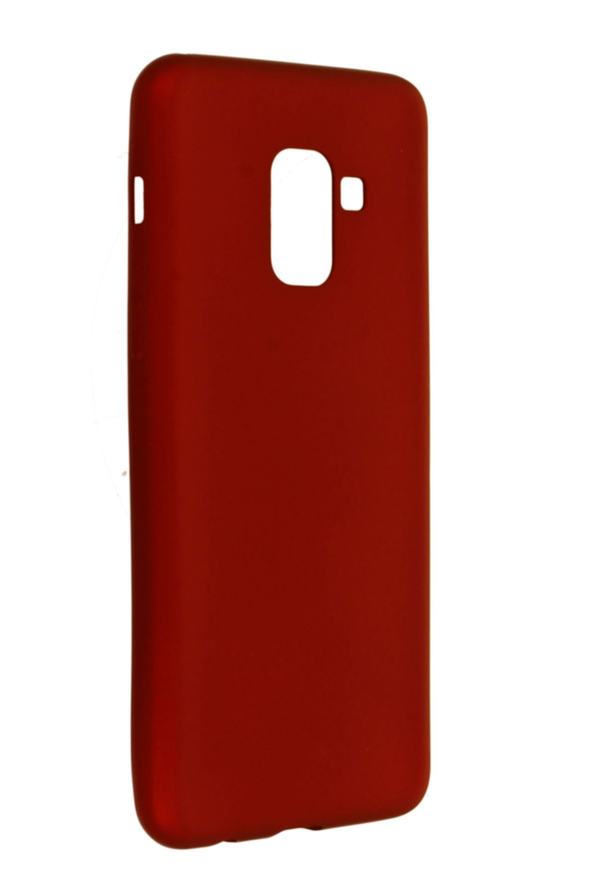  Samsung Galaxy A8 2018 Kılıf First Silikon - Bordo