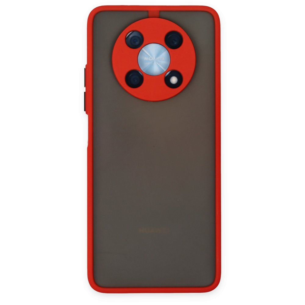 Huawei Nova Y90 Kılıf Montreal Silikon Kapak - Kırmızı  Huawei Nova Y90 Kılıf Montreal Silikon Kapak - Kırmızı