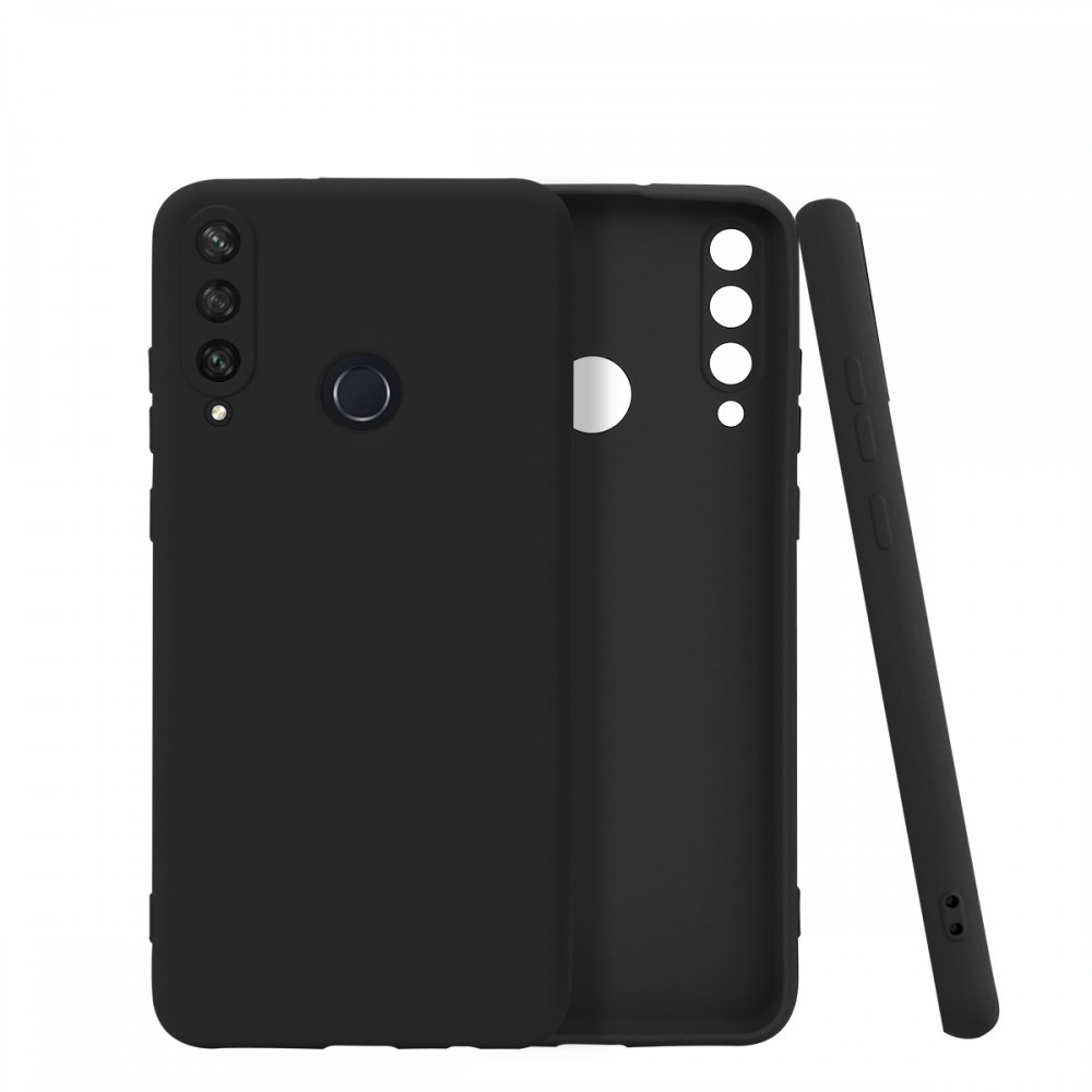 Huawei Y6P Kılıf First Silikon - Siyah  Huawei Y6P Kılıf First Silikon - Siyah