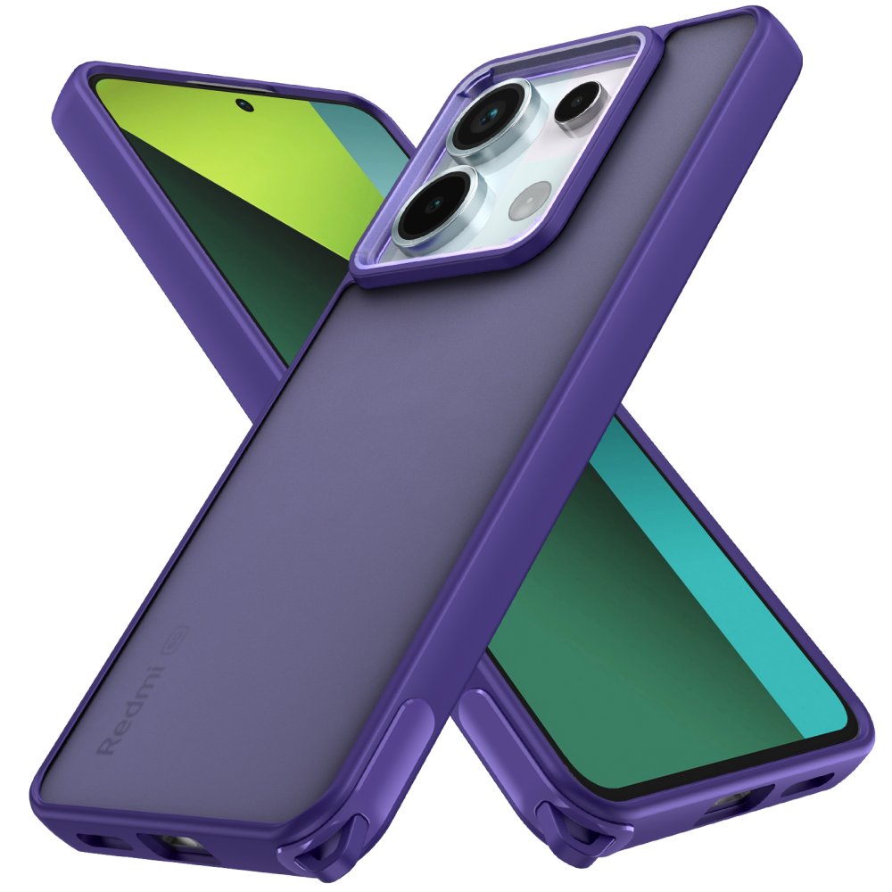 Redmi Note 13 Pro 5G Kılıf Elegant Kapak - Derin Mor Redmi Note 13 Pro 5G Kılıf Elegant Kapak - Derin Mor