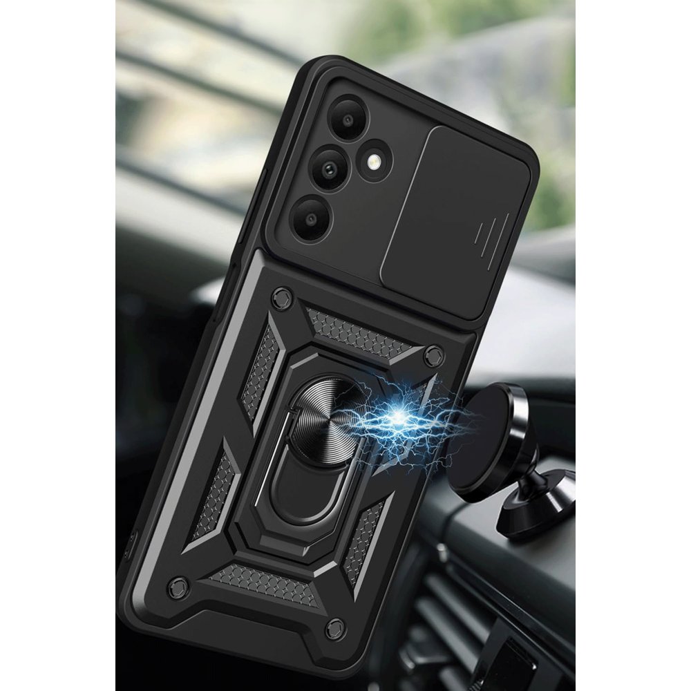 Samsung Galaxy M15 Kılıf Pars Lens Yüzüklü Silikon - Siyah Samsung Galaxy M15 Kılıf Pars Lens Yüzüklü Silikon - Siyah