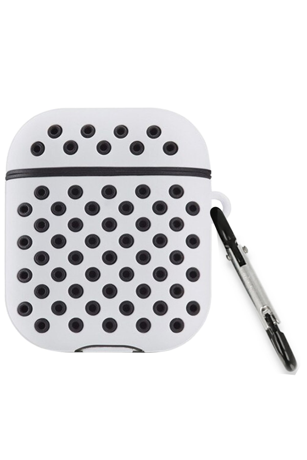 Airpods (1.nesil) Spor Delikli Kılıf - Gri-Siyah Airpods (1.nesil) Spor Delikli Kılıf - Gri-Siyah