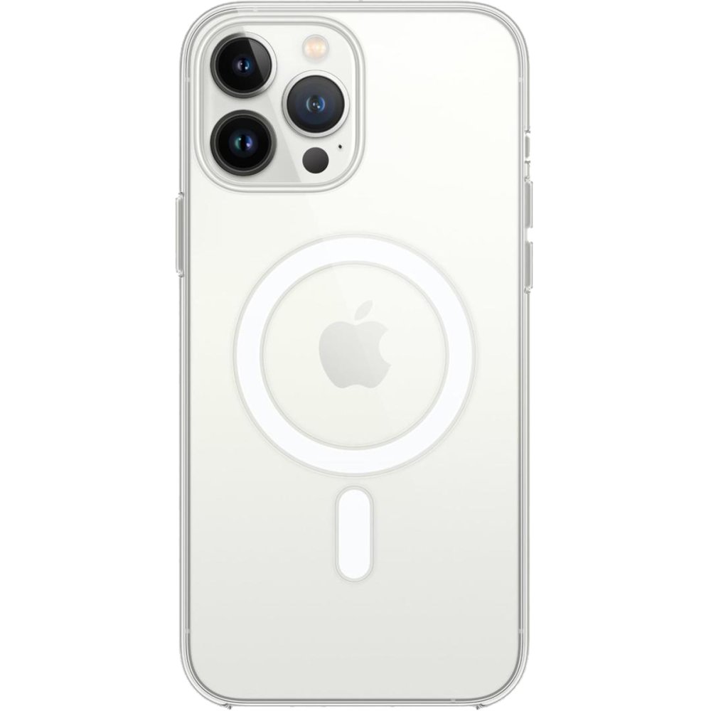  iPhone 14 Pro Max Kılıf Magneticsafe Şeffaf Silikon - Şeffaf