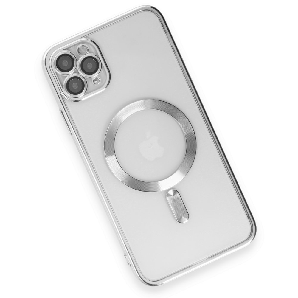  iPhone 11 Pro Kılıf Kross Magneticsafe Kapak - Gümüş