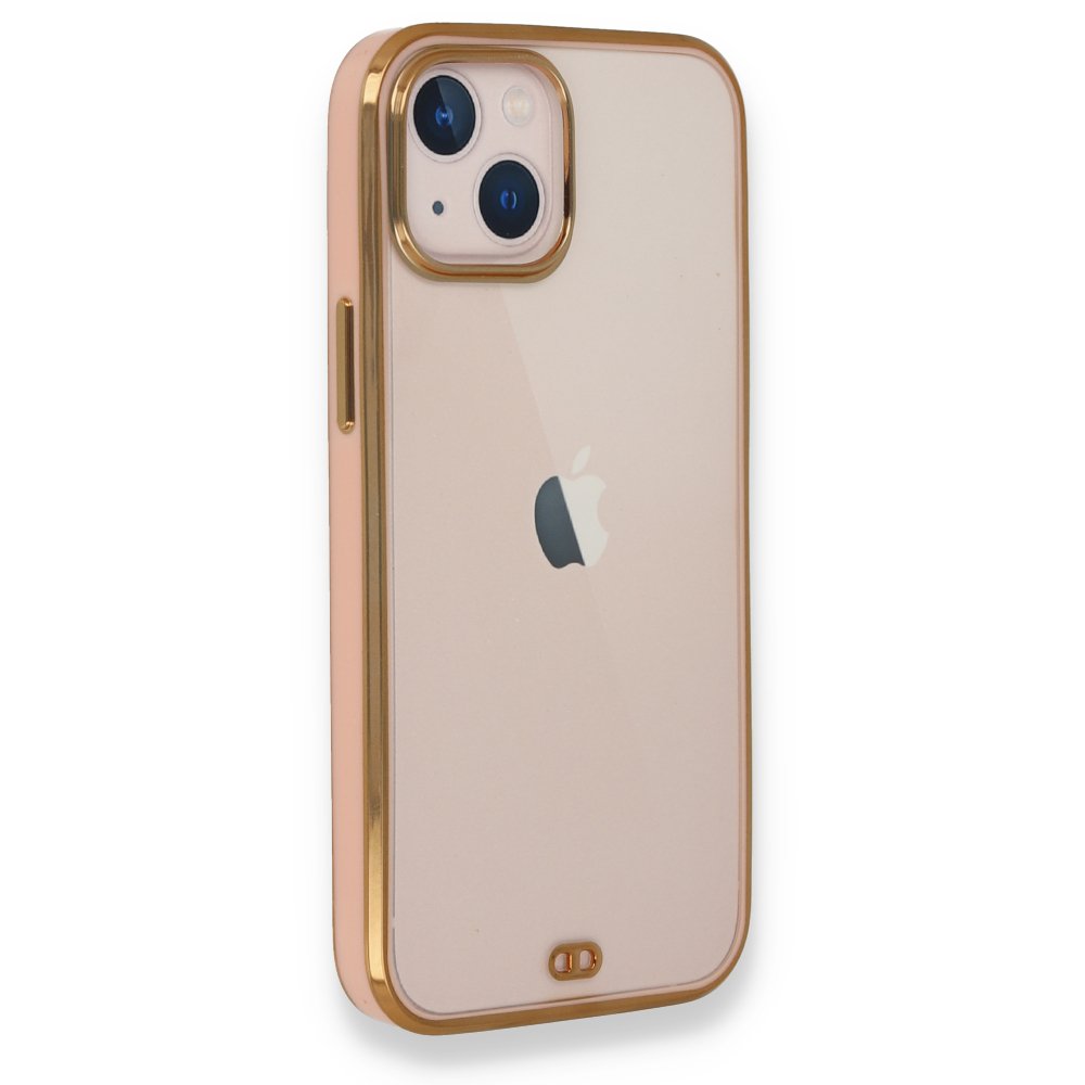  iPhone 13 Kılıf Liva Silikon - Açık Pembe
