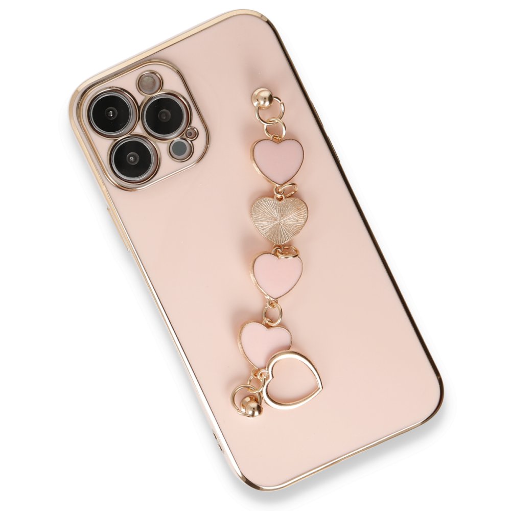 iPhone 14 Pro Kılıf Esila Silikon - Pudra  iPhone 14 Pro Kılıf Esila Silikon - Pudra