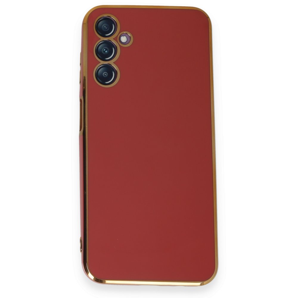  Samsung Galaxy M14 5G Kılıf Volet Silikon - Kırmızı