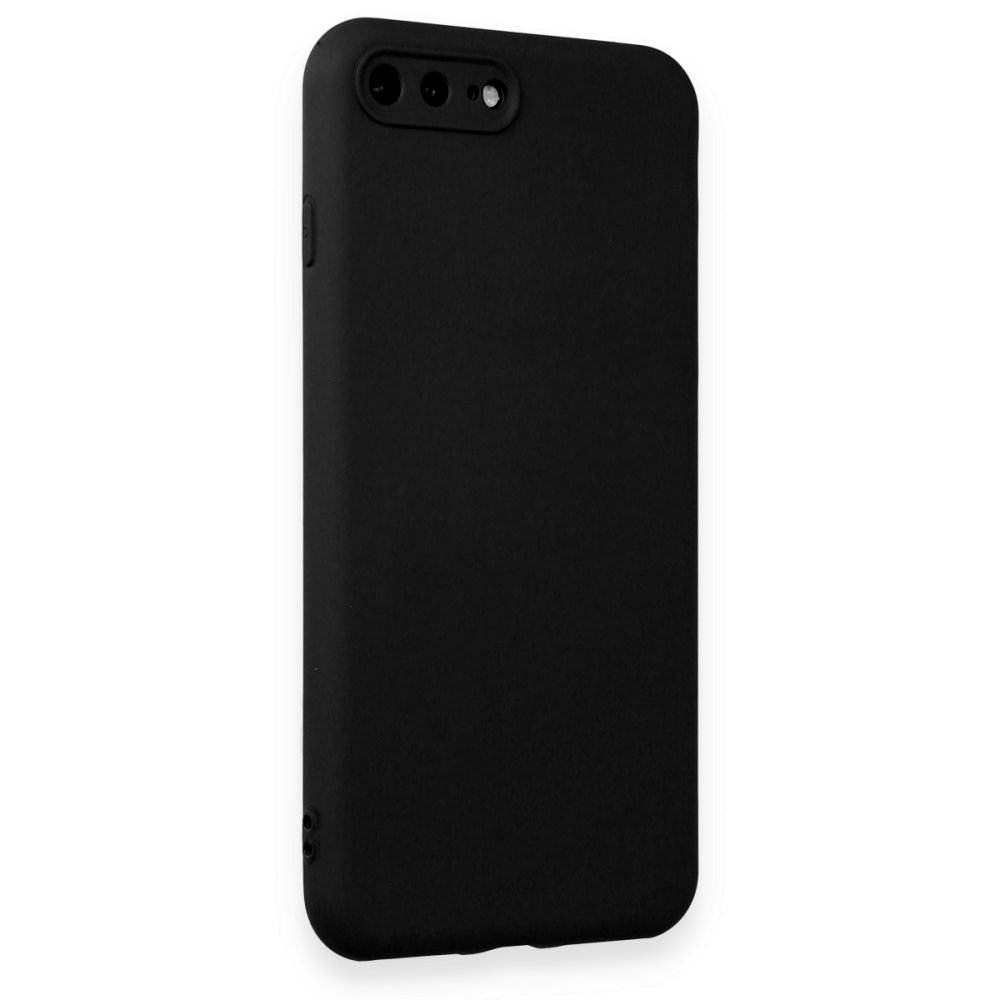  iPhone 8 Plus Kılıf First Silikon - Siyah