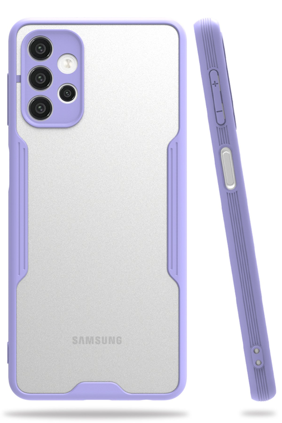  Samsung Galaxy A52S Kılıf Platin Silikon - Lila
