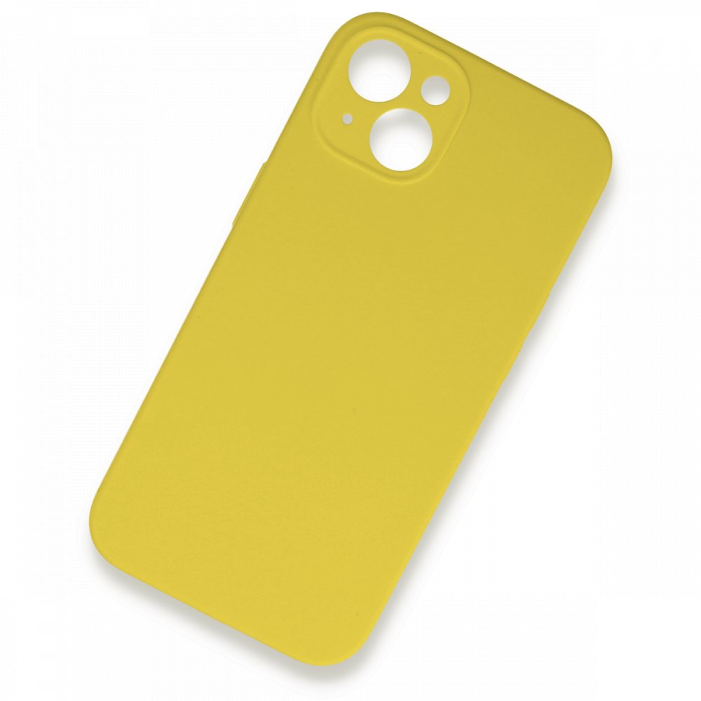  iPhone 13 Mini Kılıf Lansman Legant Silikon - Sarı