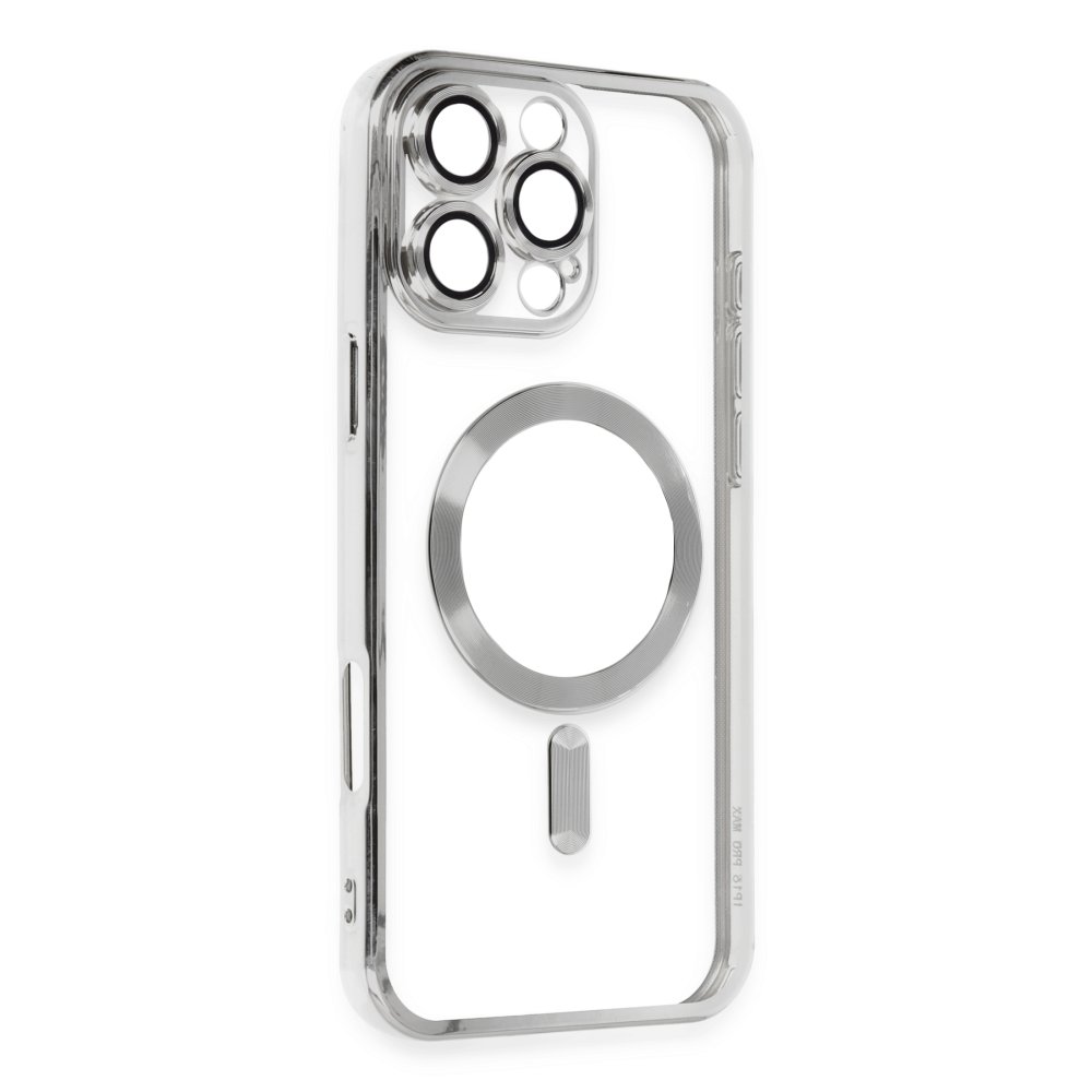 iPhone 16 Pro Max Kılıf Kross Magneticsafe Kapak - Gümüş iPhone 16 Pro Max Kılıf Kross Magneticsafe Kapak - Gümüş