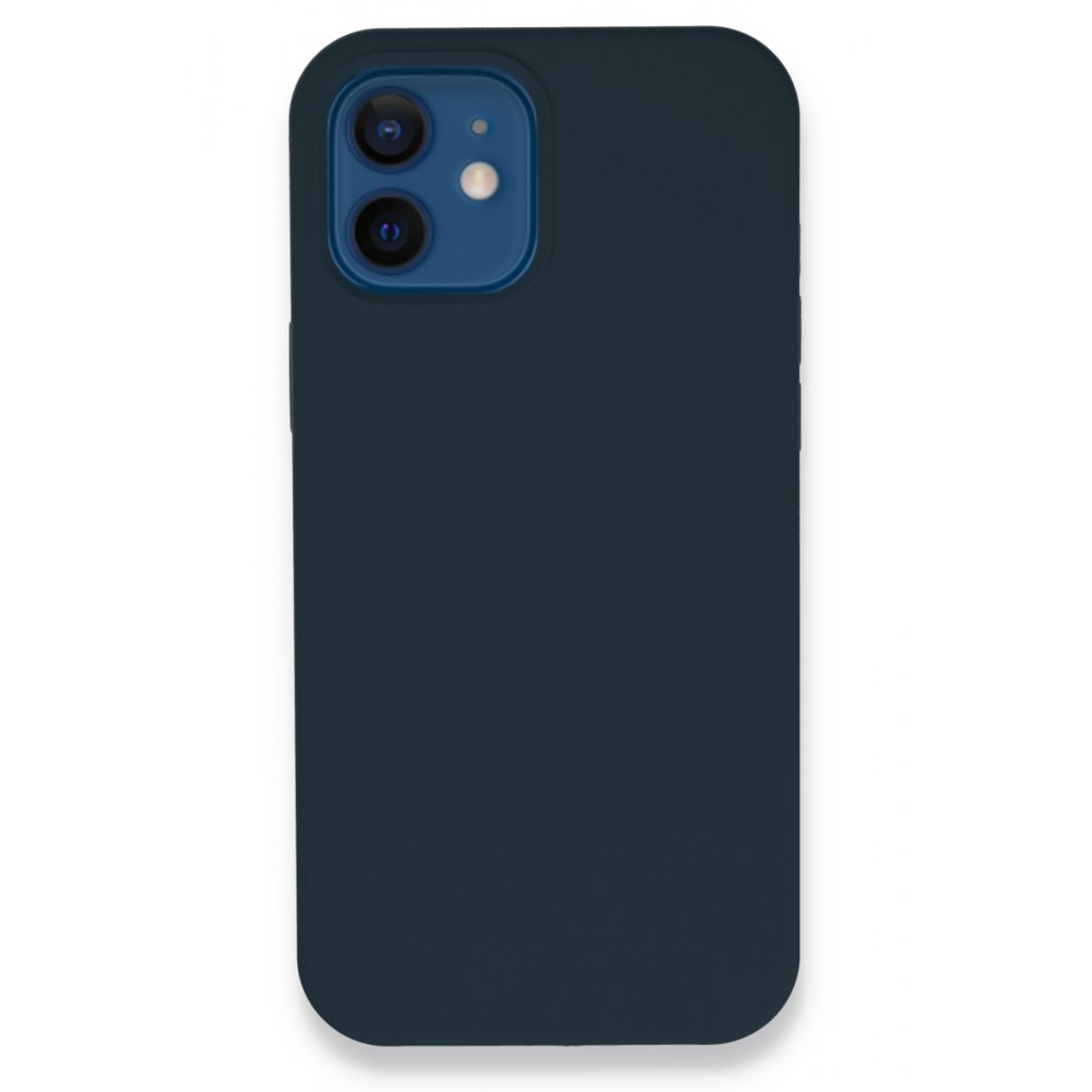  iPhone 12 Kılıf Lansman Legant Silikon - Gece Mavisi