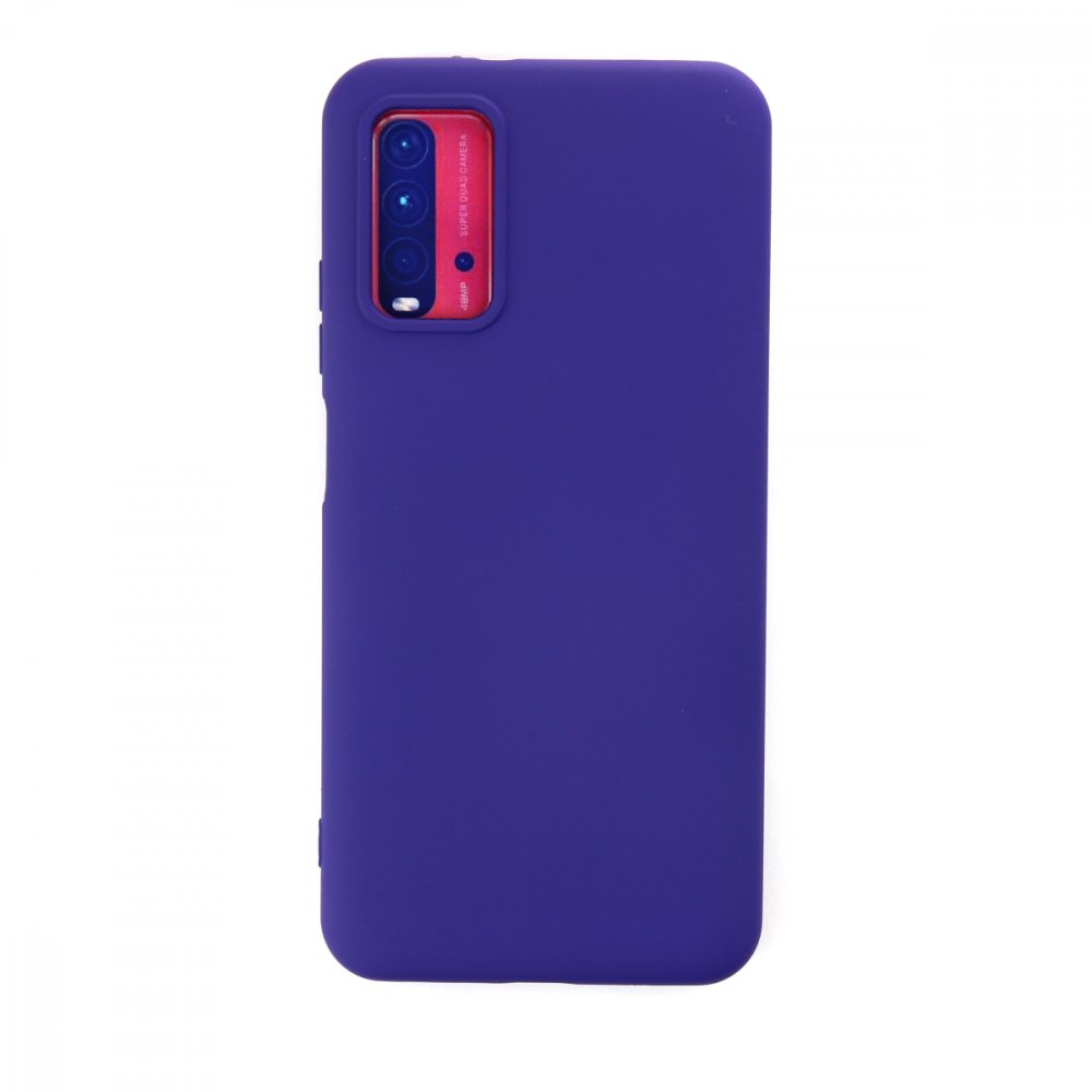 Redmi 9T Kılıf Nano içi Kadife Silikon - Mor