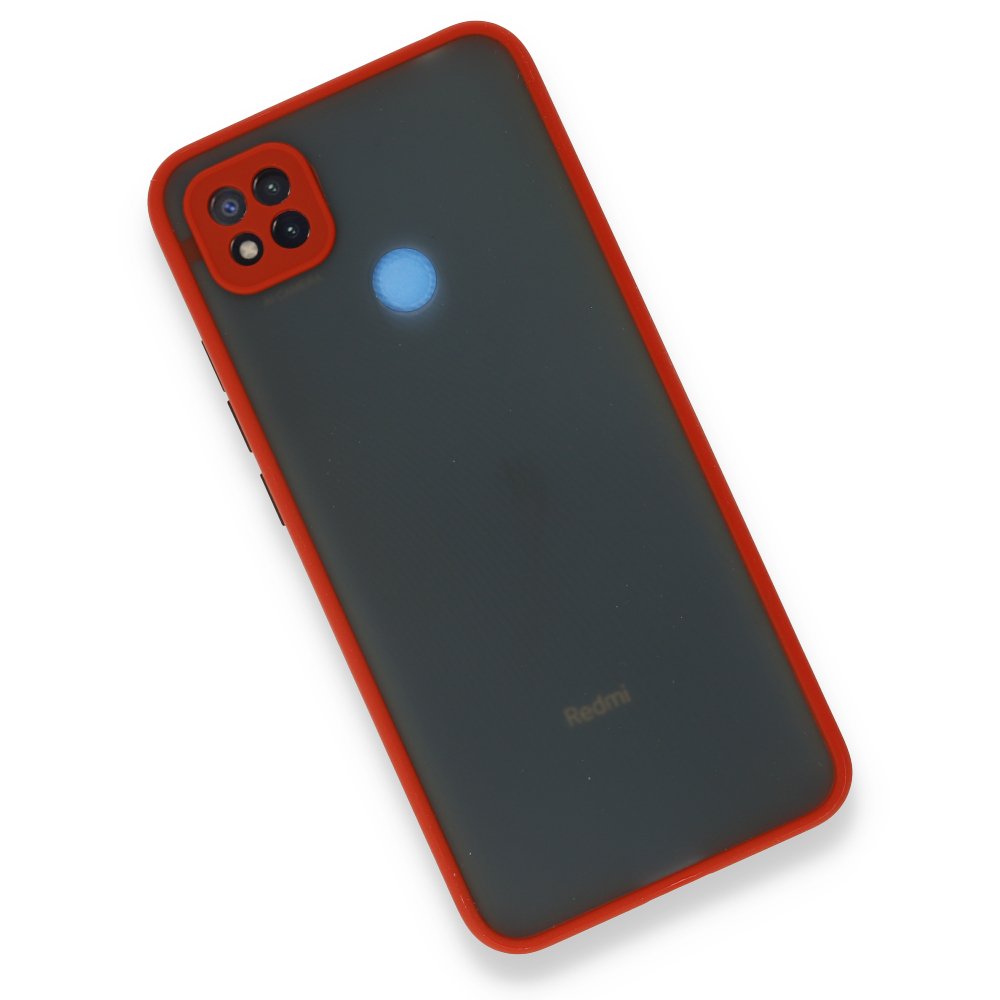Redmi 9C Kılıf Montreal Silikon Kapak - Kırmızı
