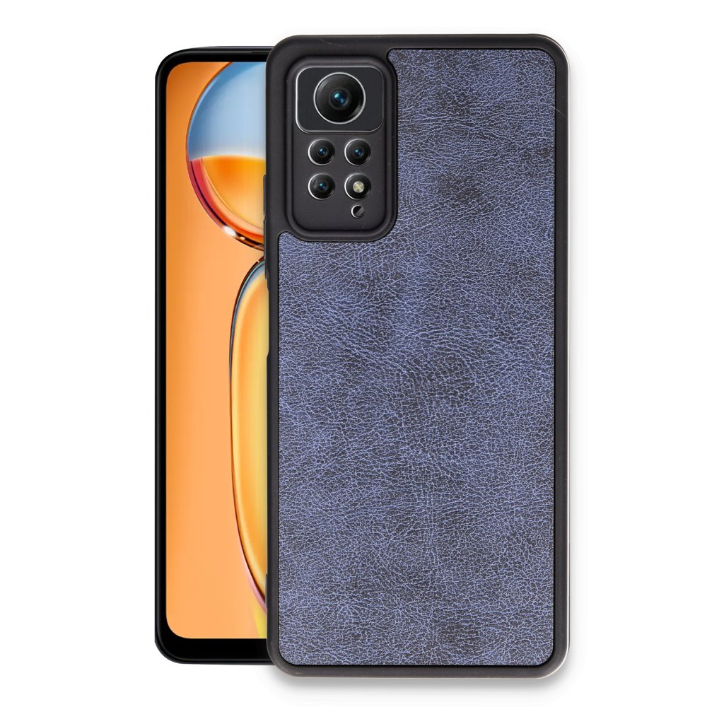Redmi Note 12 Pro 4G Kılıf Aras Deri Kapak - Lacivert