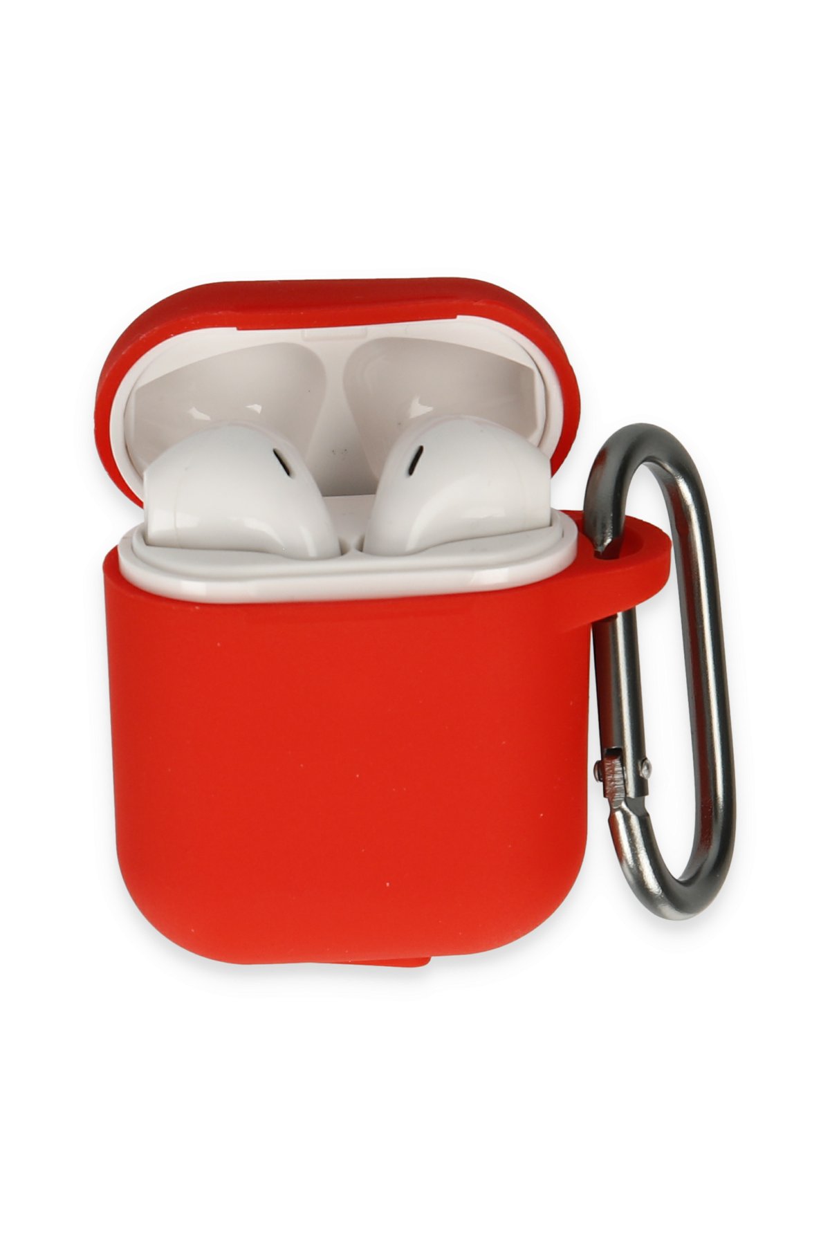  Airpods 2 (2.nesil) Hang Kılıf - Kırmızı