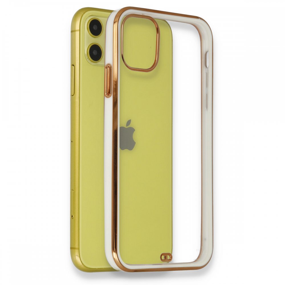  iPhone 12 Kılıf Liva Silikon - Beyaz