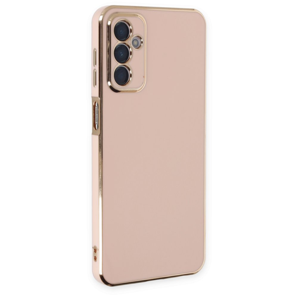  Samsung Galaxy A04S Kılıf Volet Silikon - Pembe