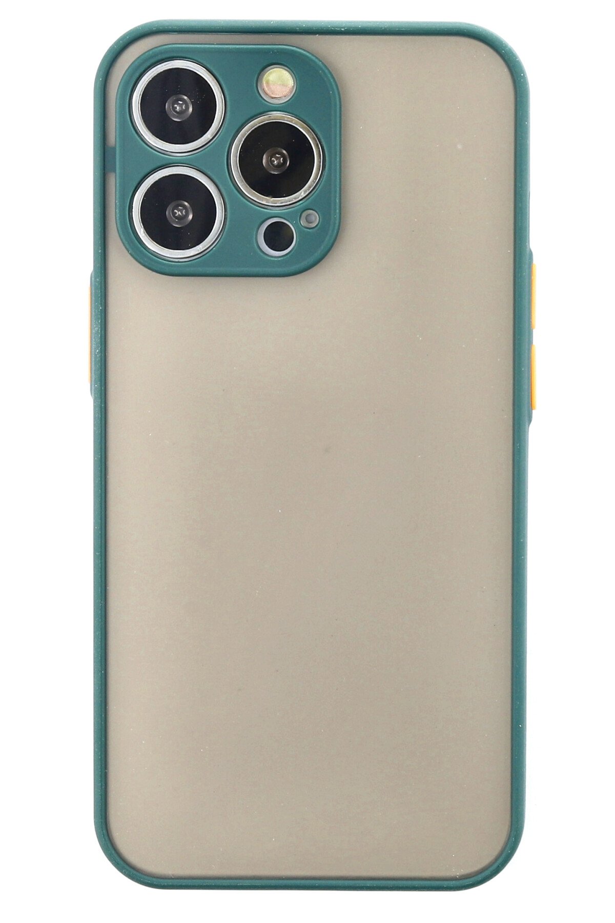  iPhone 13 Pro Max Kılıf Montreal Silikon Kapak - Yeşil