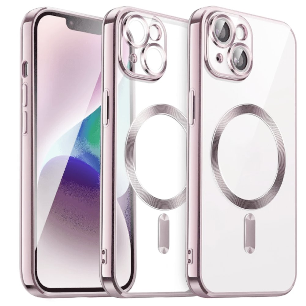  iPhone 15 Kılıf Kross Magneticsafe Kapak - Rose