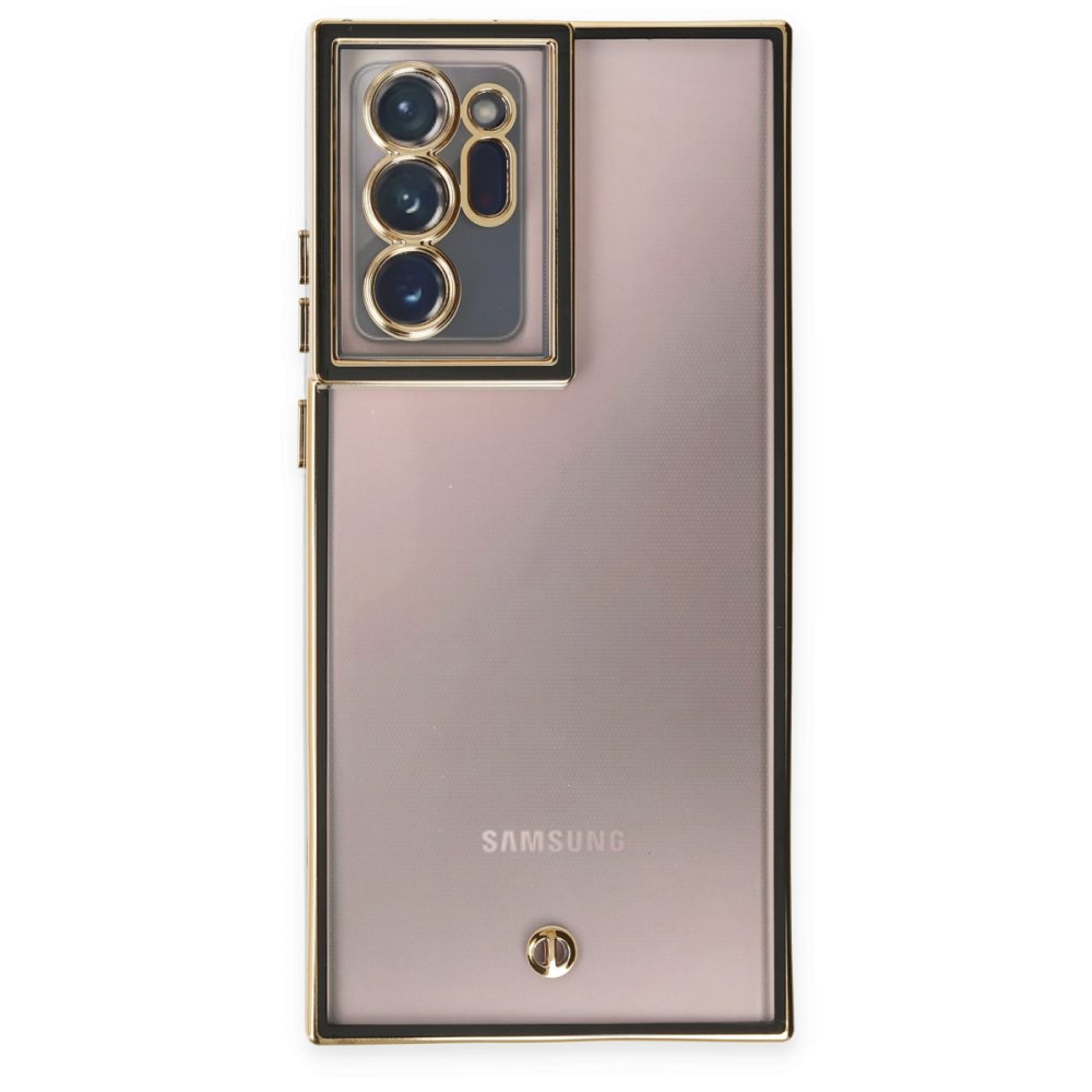  Samsung Galaxy Note 20 Ultra Kılıf Liva Lens Silikon - Siyah