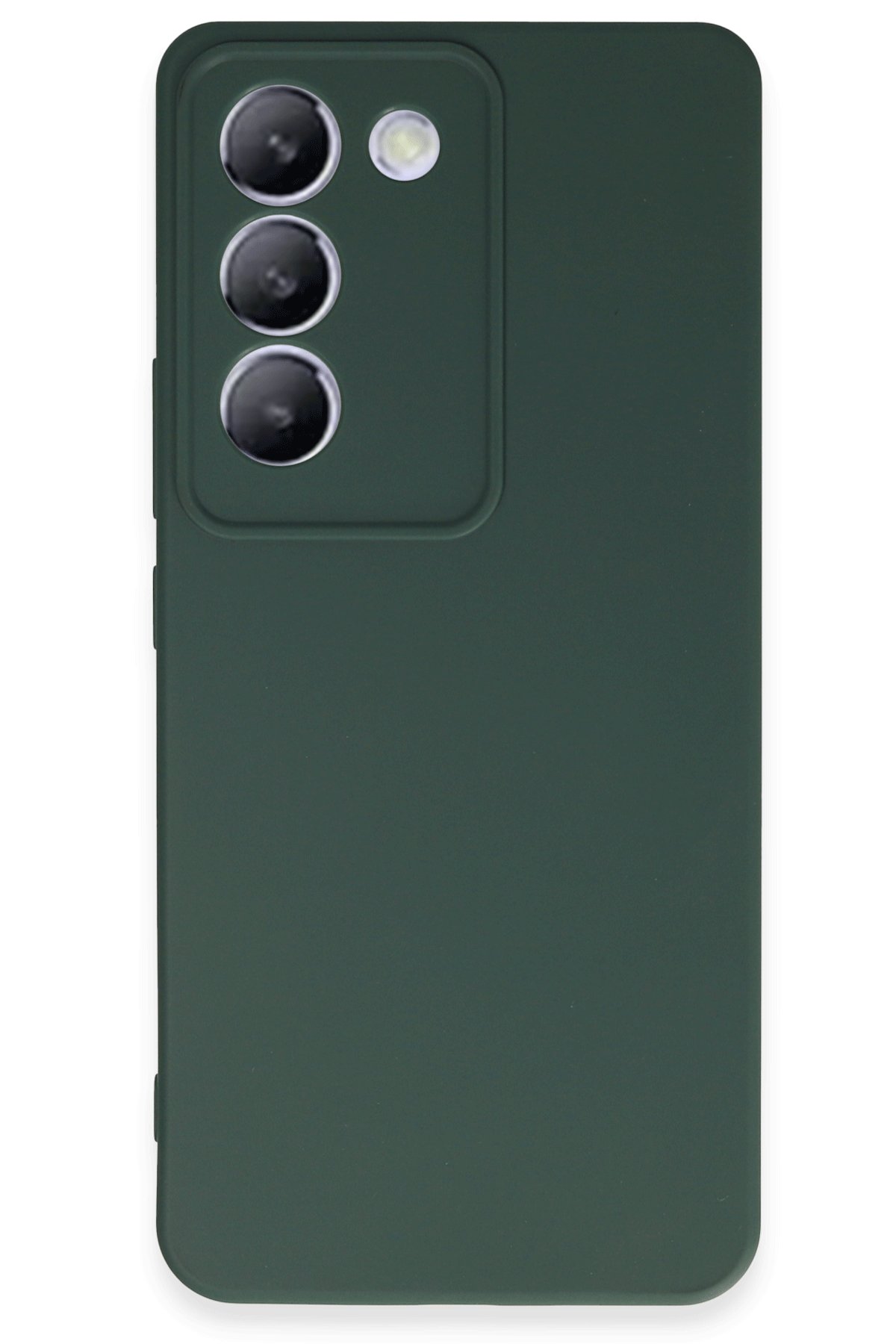  Vivo V30 Lite 4G Kılıf First Silikon - Koyu Yeşil