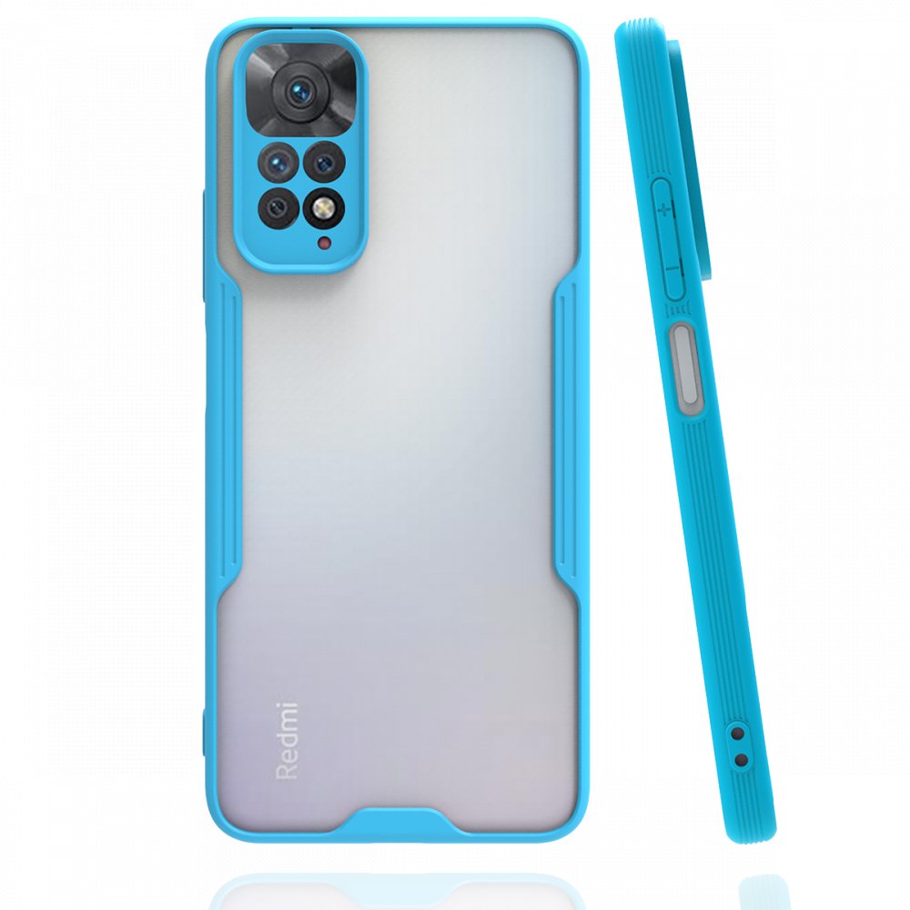 Redmi Note 11 Kılıf Platin Silikon - Mavi
