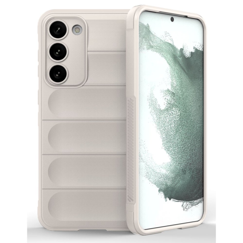  Samsung Galaxy S23 Plus Kılıf Optimum Silikon - Krem