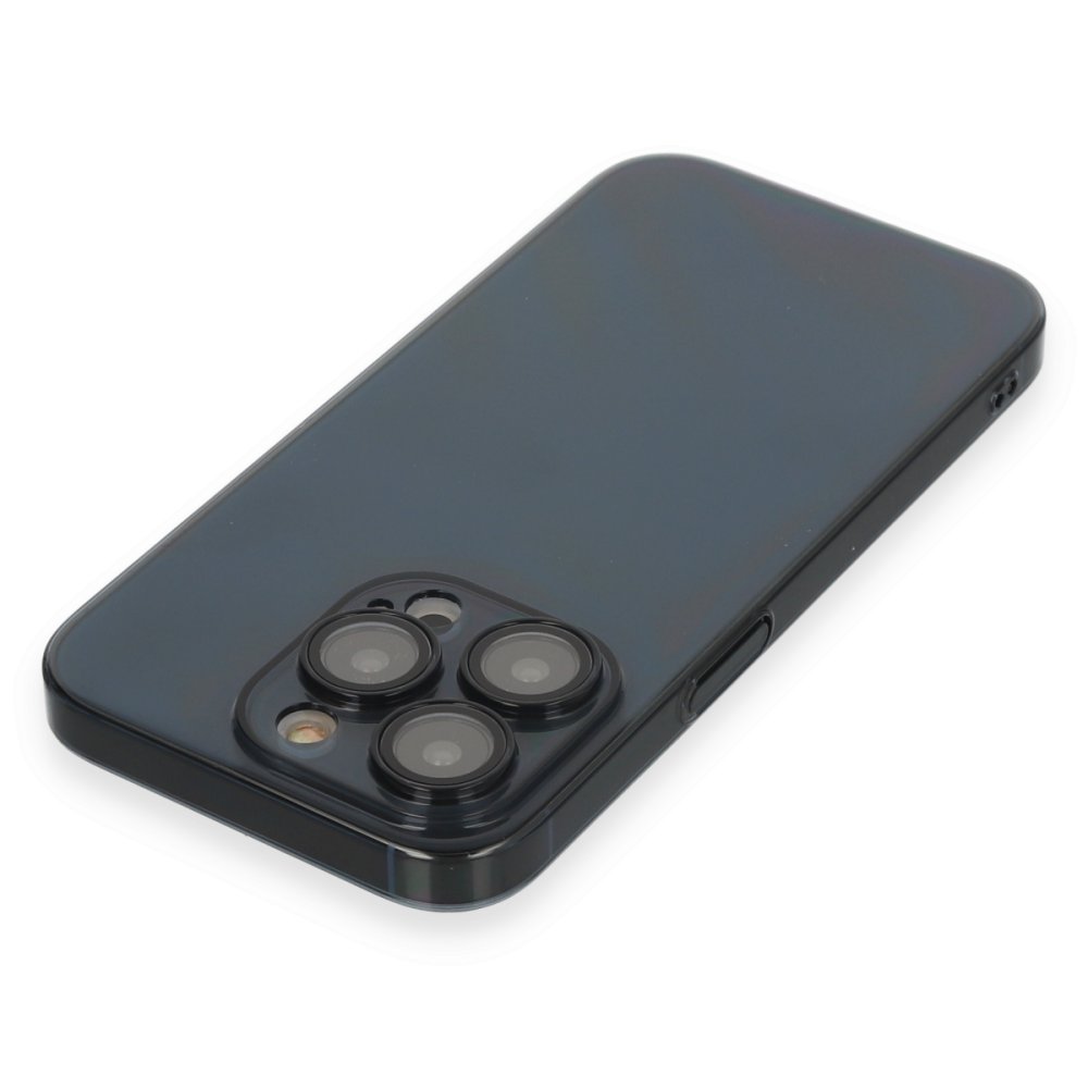  iPhone 13 Pro Kılıf Armada Lensli Kapak - Lacivert