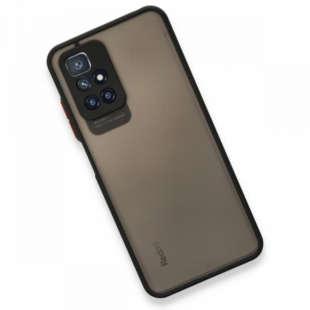 Redmi 10 2022 Kılıf Montreal Silikon Kapak - Siyah